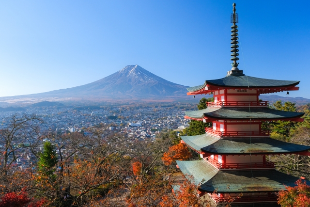 新倉山浅間公園で写真に残る絶景を堪能