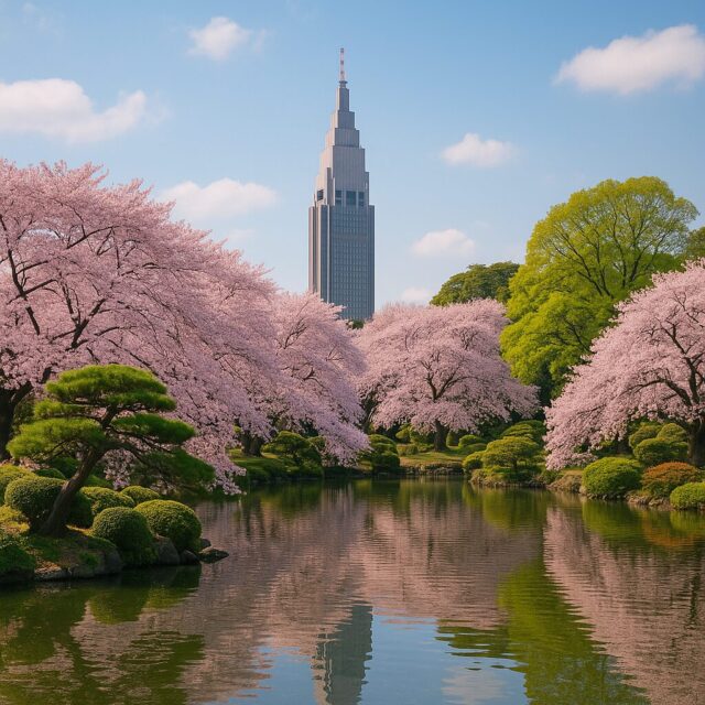 🌸 1. 新宿御苑(東京都新宿区)