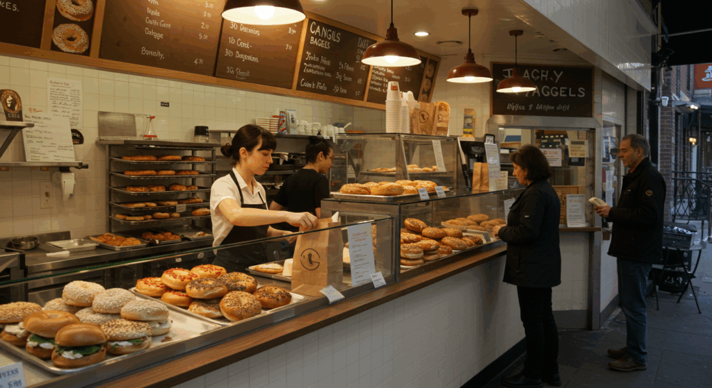 🍞 4. ベーカリーパオン – 個性派ベーグルの名店