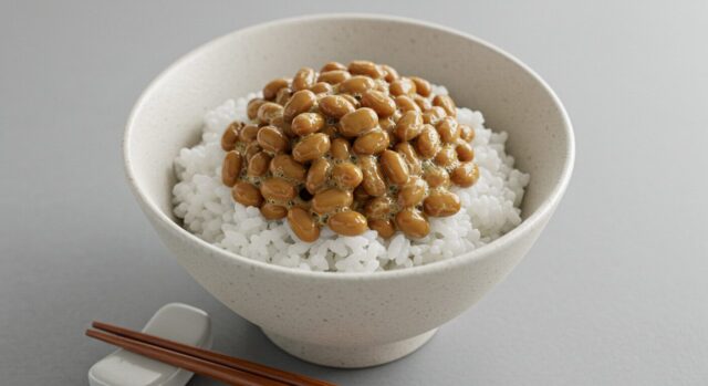 1. 納豆ご飯(5分で完成!)
