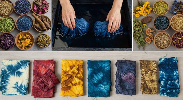 2. エコでオシャレ!「和紙糸」と「草木染め糸」で編む特別な作品