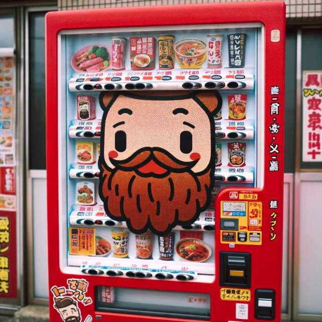 7. たこ焼き自販機 - 深夜の救世主!熱々たこ焼きをワンタッチで