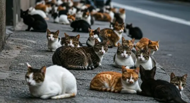 🐱✨ 日本の猫島が海外で大人気！青島の猫たちと過ごす癒しの