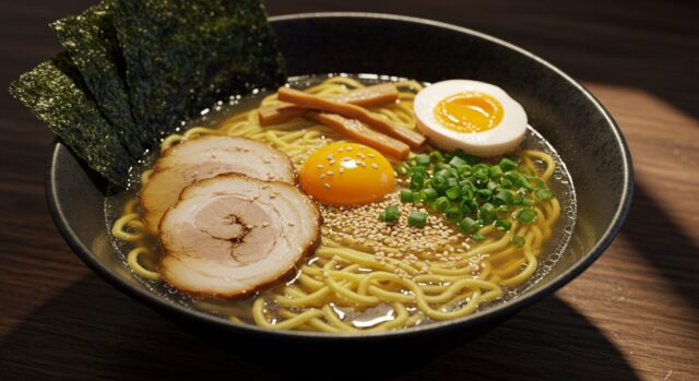 2. 🍜 ラーメン(Ramen) – 日本のラーメンは、もはや芸術!