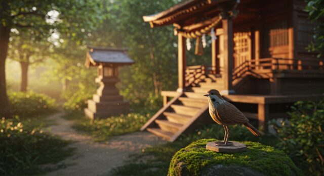 🕊 粟田神社|小鳥に願いをのせる、静かな魔法