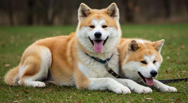 ❄️🌙私と秋田犬の“静かな出会い”