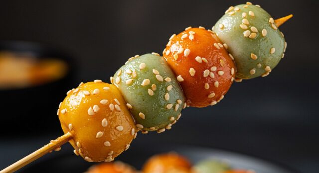 💬くるぽからあなたへ:どの団子が食べたい?🍡💭