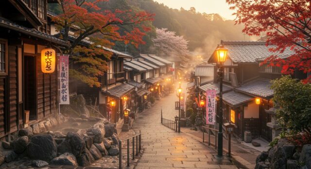 천년 증기로 둘러싸여 -Ikaho Onsen、당신의 마음을 풀어주는 조용한 여행