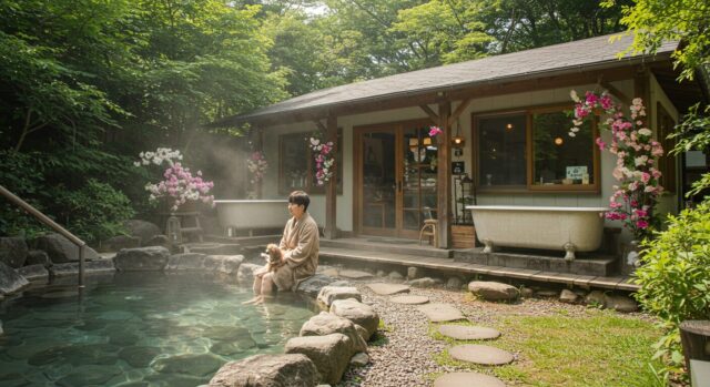 【札幌の隠れ家スポット】定山渓「心の里」で足湯カフェの癒し体験！わんちゃんと楽しめるドッグラン付きの6つの魅力を徹底解説