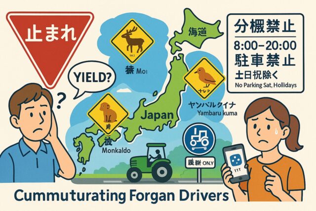 你會鳴叫嗎？如果您不知道日本的路標，則可能會發生事故！呢