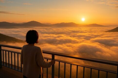 まるで天空の楽園：星野リゾート トマム「雲海テラス」