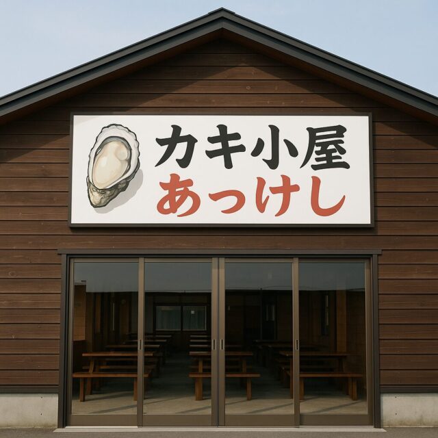 カキ小屋 あっけし