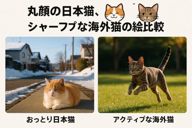 2. 性格の違い:おっとり日本猫、アクティブな海外猫