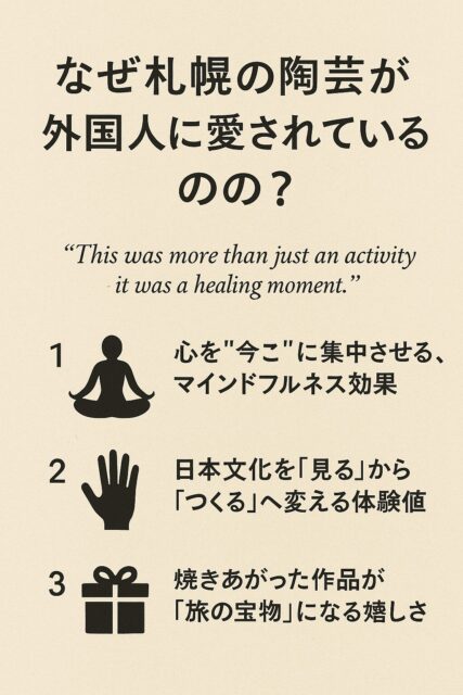 🌏なぜ札幌の陶芸が外国人に愛されているの?