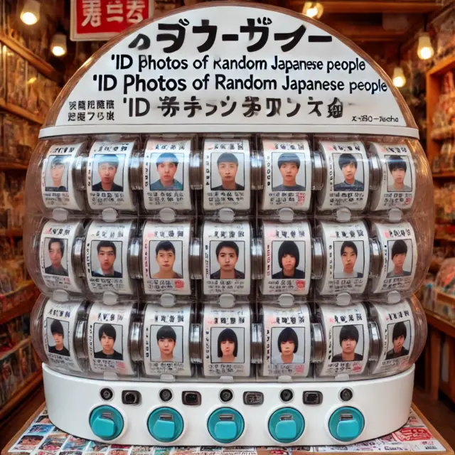 4. 赤の他人の証明写真:ユーモアたっぷりのアイテム