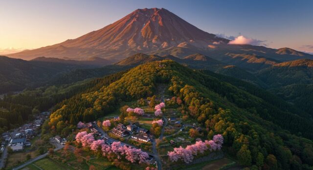 関西:奈良の吉野山