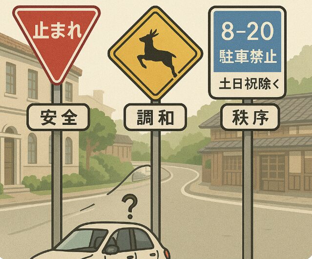 標識は文化だ「秩序」を尊ぶ日本人の美学