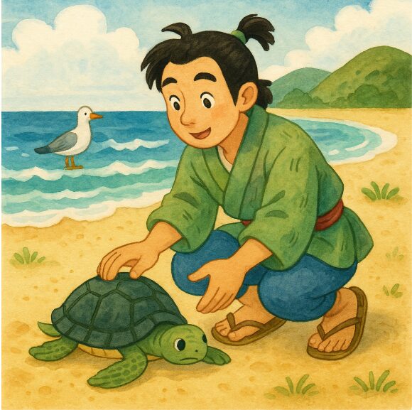 童話　浦島太郎　日本一理不尽な昔話「人助けをして、お土産を開けたら300年後に老衰してた話」