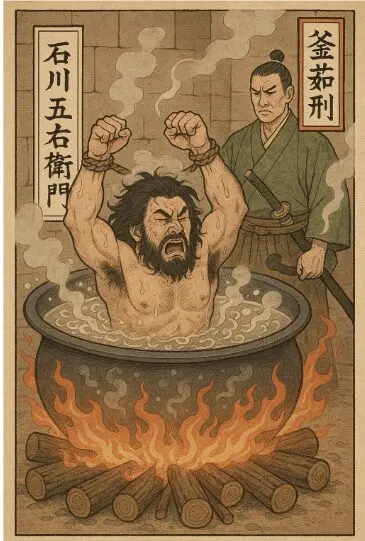 ⚔️正義か悪か？「伝説の盗賊・石川五右衛門」 釜茹で刑に処された