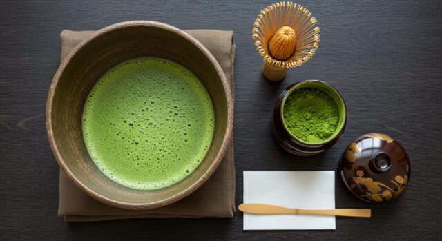 抹茶を点てる際のポイント (上)