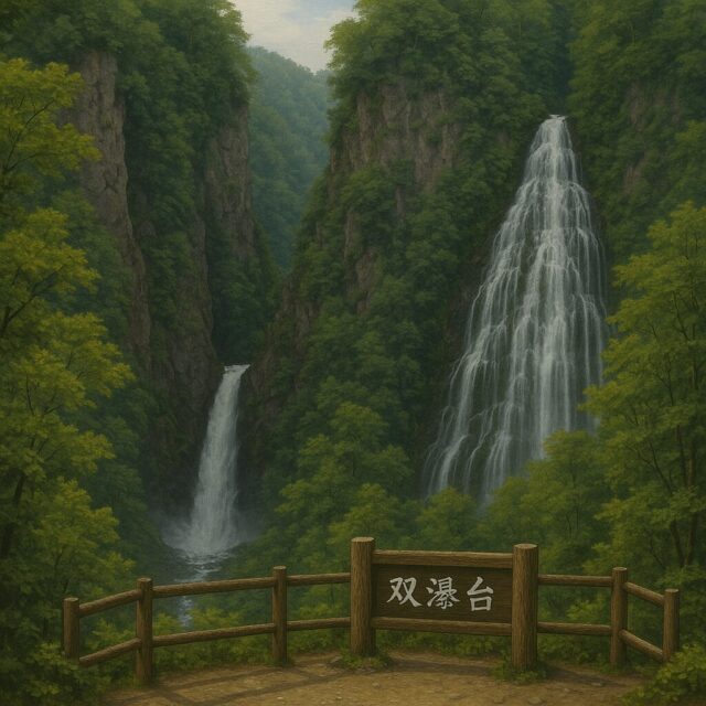 2. 双瀑台からしか見られない“自然の会話”