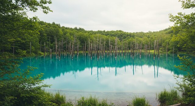 青い池(北海道)