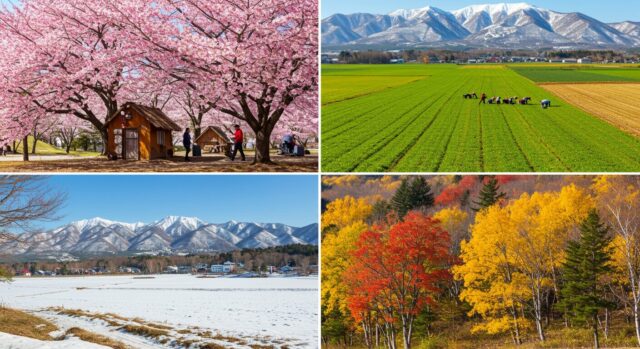 ❄️季節ごとの美しさ|秋は紅葉、冬は雪、春は息吹