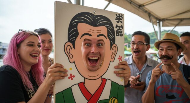 外国人にとって「顔ハメ看板」はどう映っている？