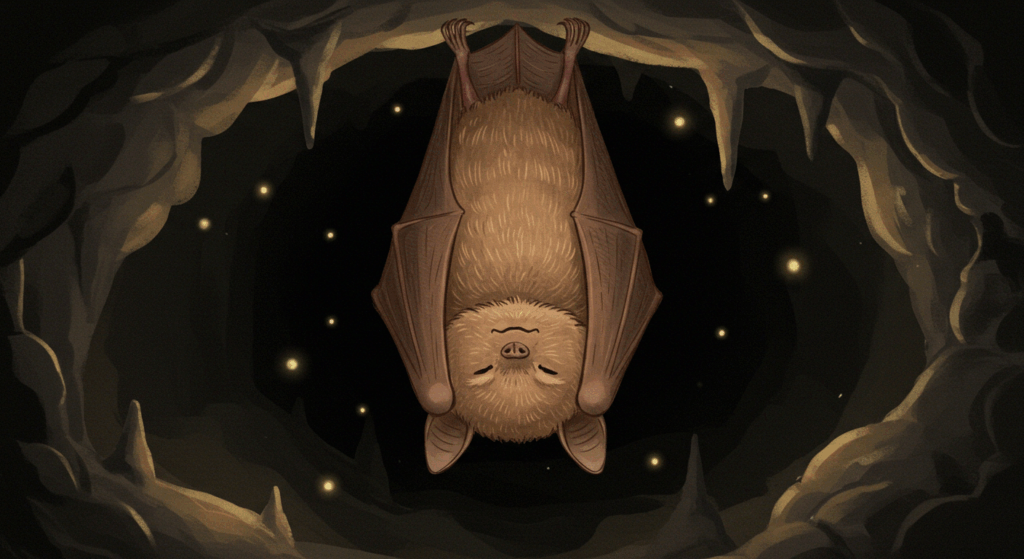 ３位　🦇 リトルブラウンバットさん　〜昼はスヤスヤ、夜はびゅ〜ん！の夜間飛行隊にゃ～（19.9時間）