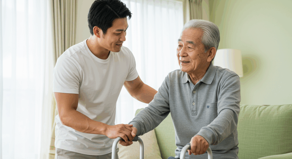 [일본에서!]] 왜 "사나이 케어"가 세상을 놀라게하는 이유💥근육과 간병의 새로운 시대💪🌏