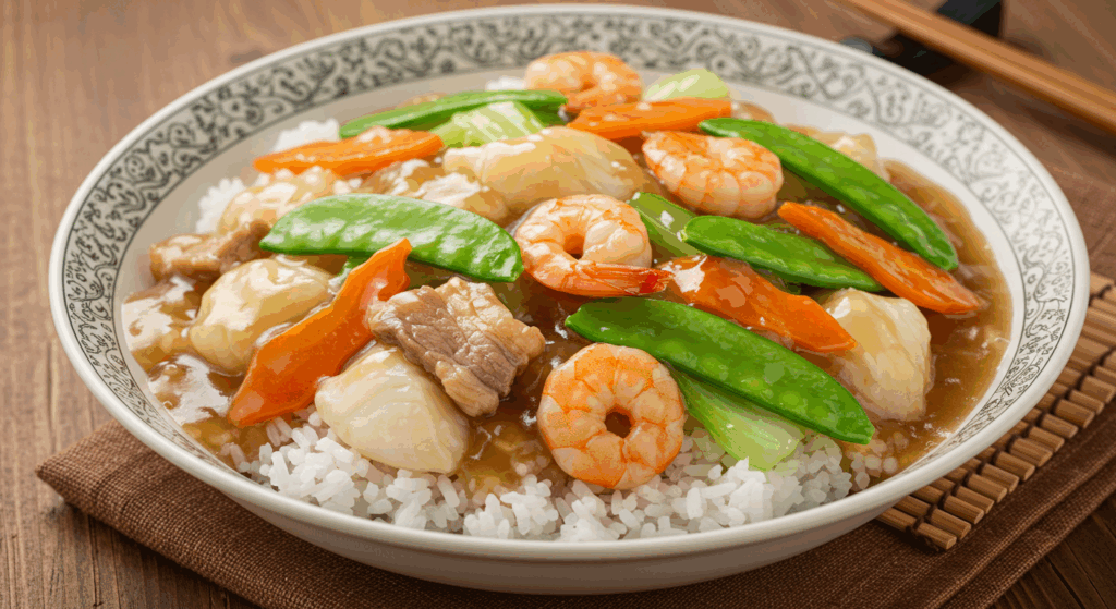 ９位：中華丼 🥬🦐🥕