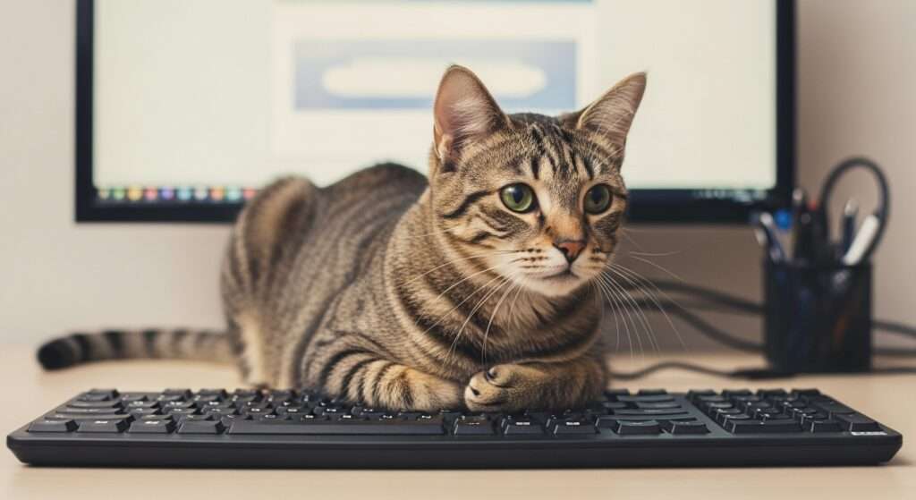 🐾キーボードに座る犯人は誰？