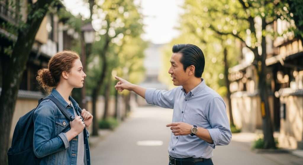 2. 道を聞かれると必ず教える日本人、でも結局迷わせる?!🚶♀️❓