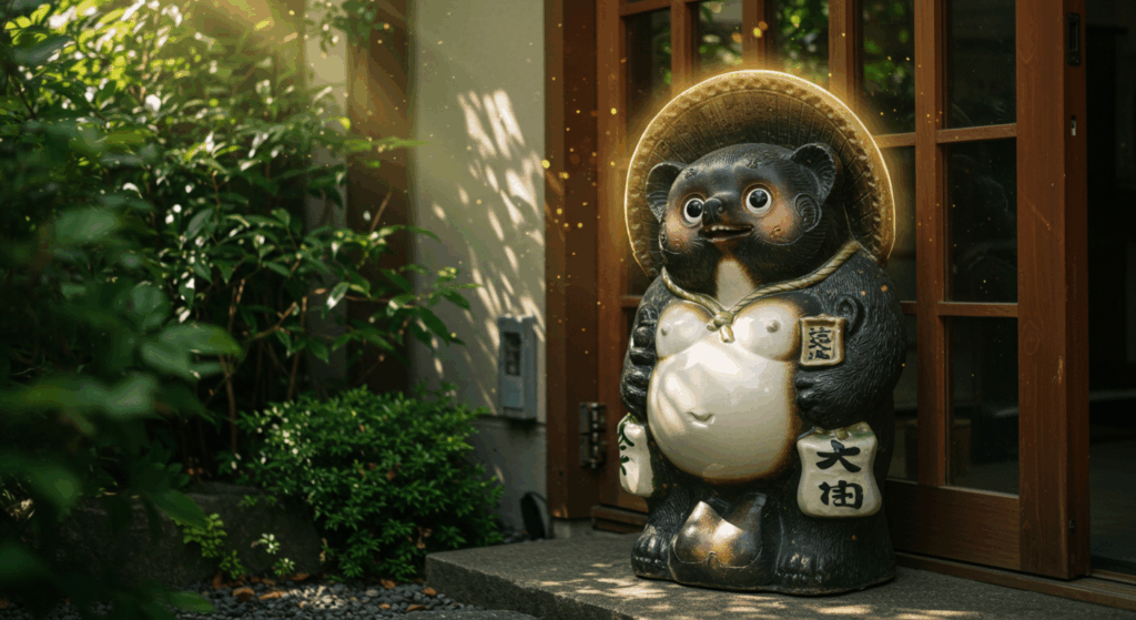 たぬきは“福を呼ぶ動物”として風水でも重宝されている