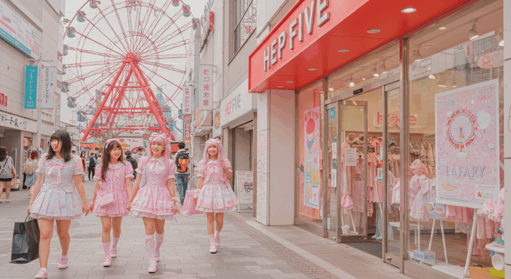  大阪・HEP FIVE：関西のKawaii拠点