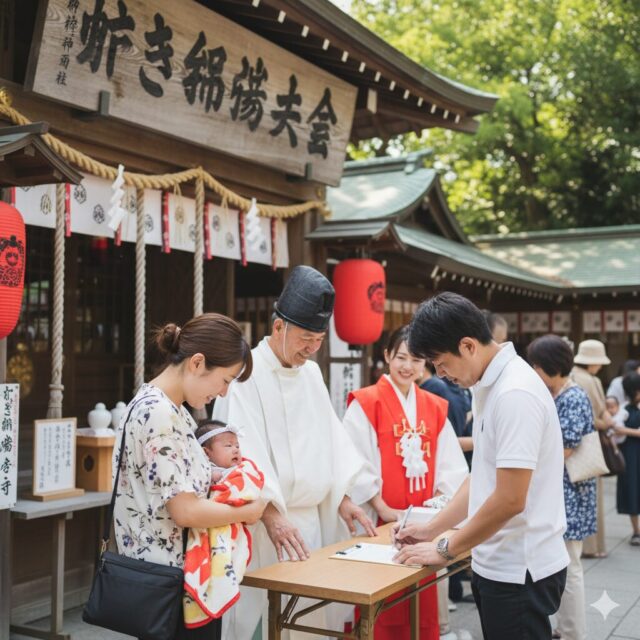 🎎泣き相撲の参加方法と当日の流れがわかる3ステップ